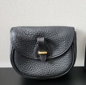 Vintage Dooney Black Leather Mini Bag